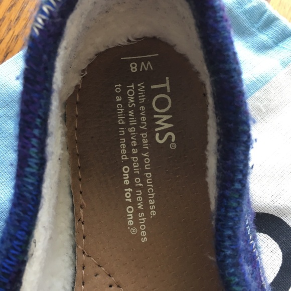 TOMS Indigo Tribal Sweater with Fleece - Picture 4 of 4
